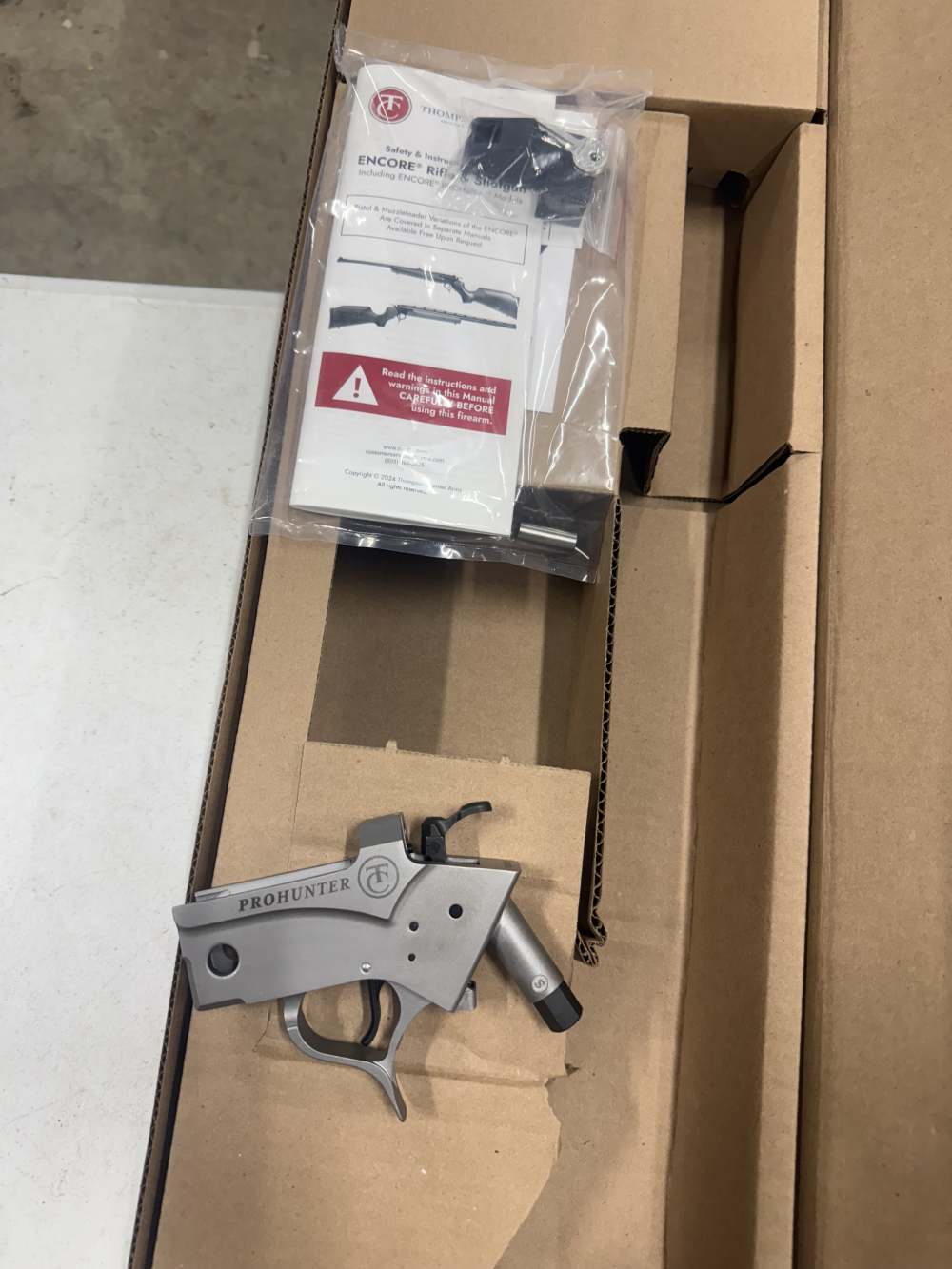 NEW Thompson center encore pro hunter stainless rifle frame in box!-img-1
