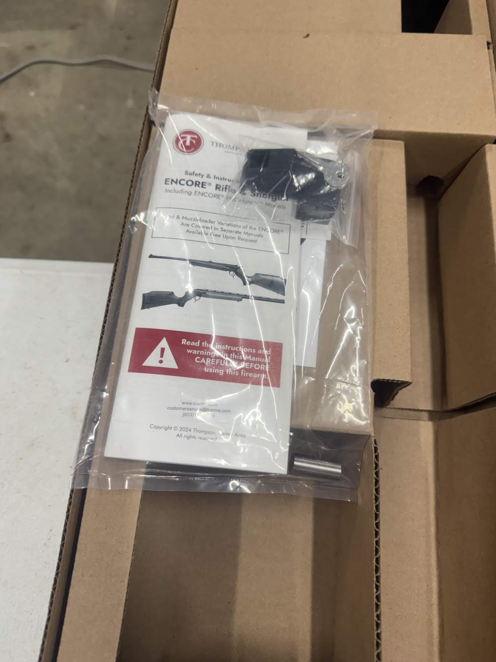 NEW Thompson center encore pro hunter stainless rifle frame in box!-img-3