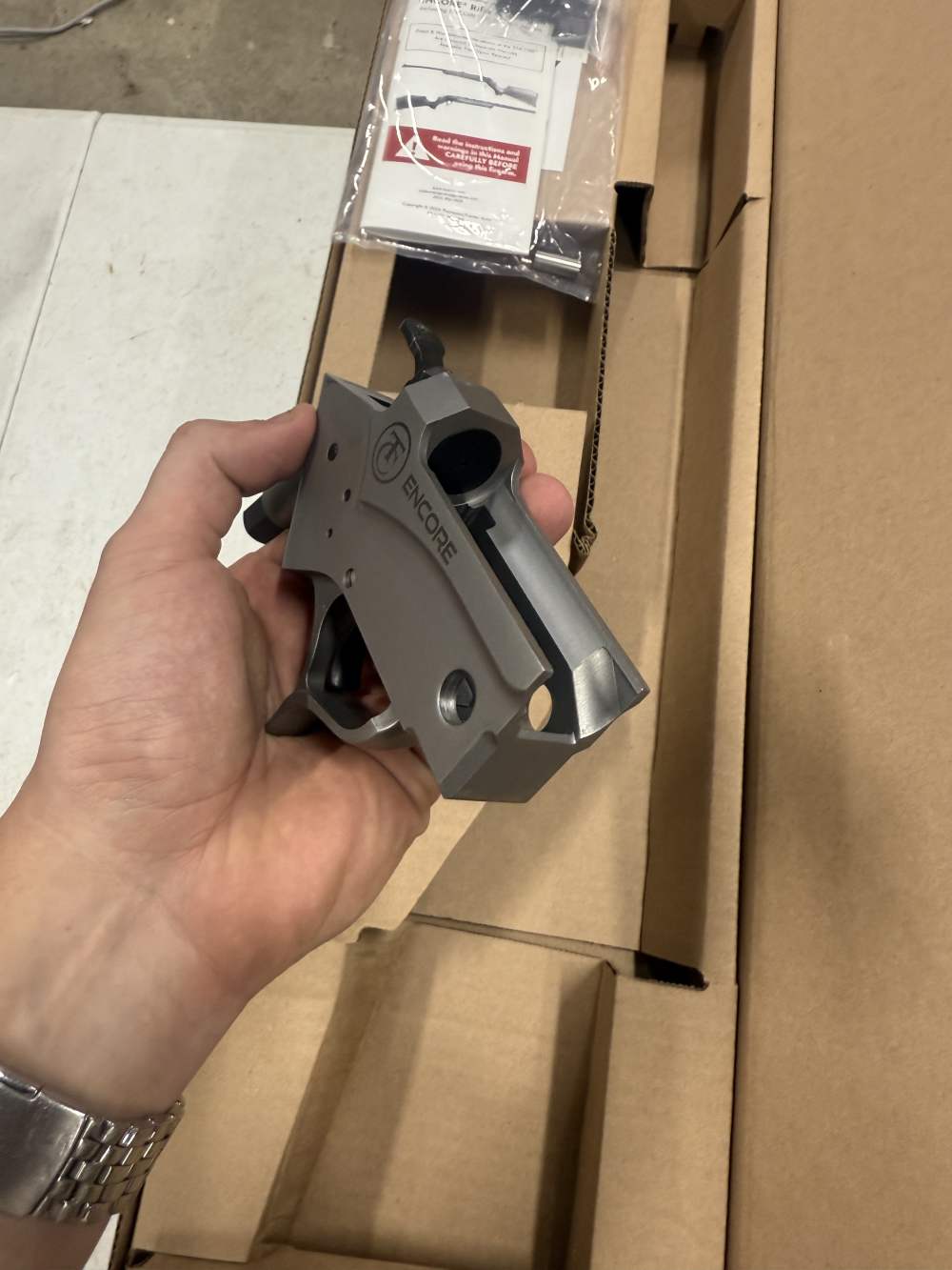NEW Thompson center encore pro hunter stainless rifle frame in box!-img-4