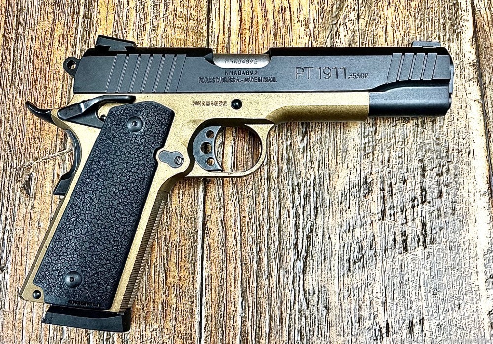 Taurus Full Sized PT1911 PT-1911 .45 Auto ACP 5" Barrel 8+ Bronze Cerakote-img-1