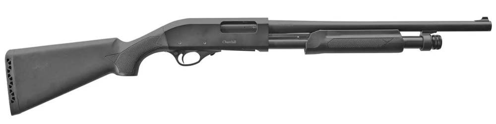 EAA Akkar Churchill 612 Tactical Home Self Defense Pump 12ga 18.5" Bbl 5+1-img-1
