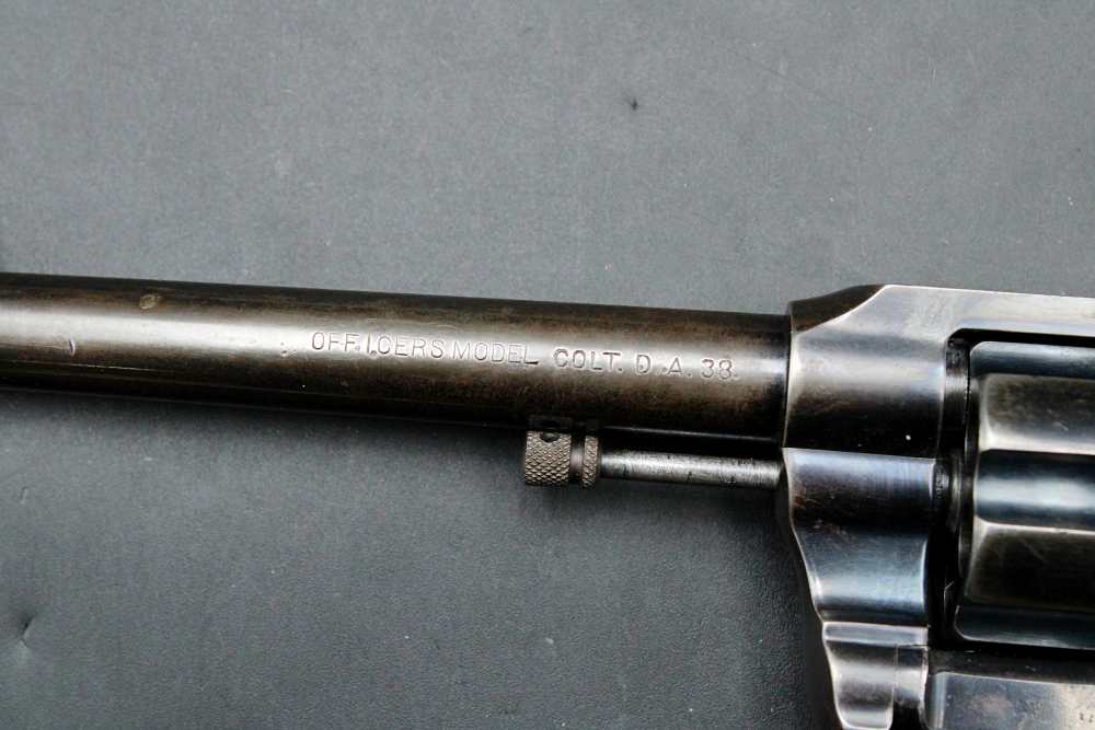 Colt Officer's Model 1906 Early Production .38 Spl 6" Target ORIGINAL GRIPS-img-4