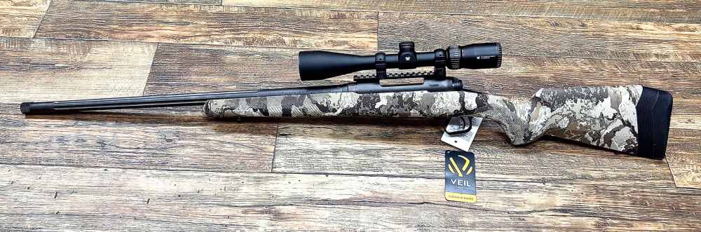 Savage 110 Apex Predator 6.5 Creedmoor CM 24" Barrel Veil Camo Vortex Scope-img-2
