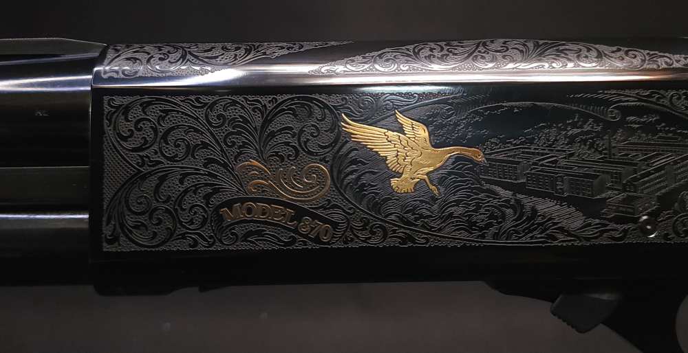 Remington 10 Millionth 870 Commemorative 12ga 28" 1/10 STUNNER Layaway RARE-img-20