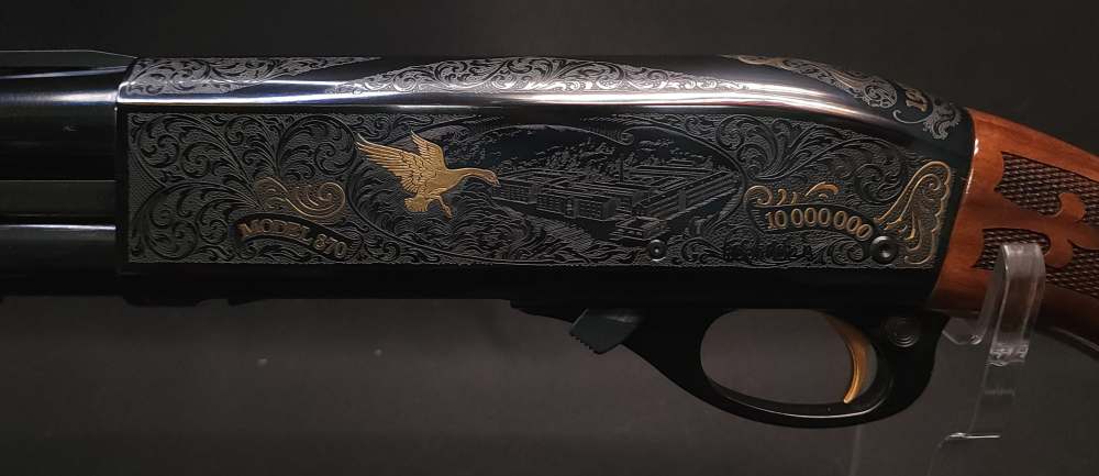 Remington 10 Millionth 870 Commemorative 12ga 28" 1/10 STUNNER Layaway RARE-img-17