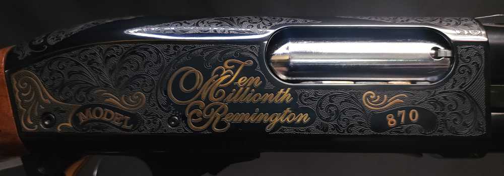 Remington 10 Millionth 870 Commemorative 12ga 28" 1/10 STUNNER Layaway RARE-img-9