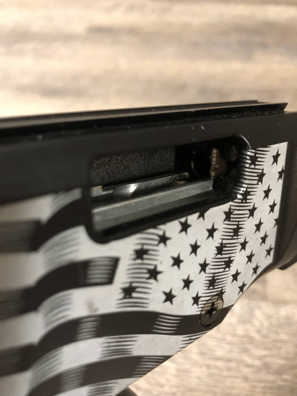 Rossi Rio Grande 22LR Lever Action Rifle Black Synthetic USA Flag w/ Box-img-16