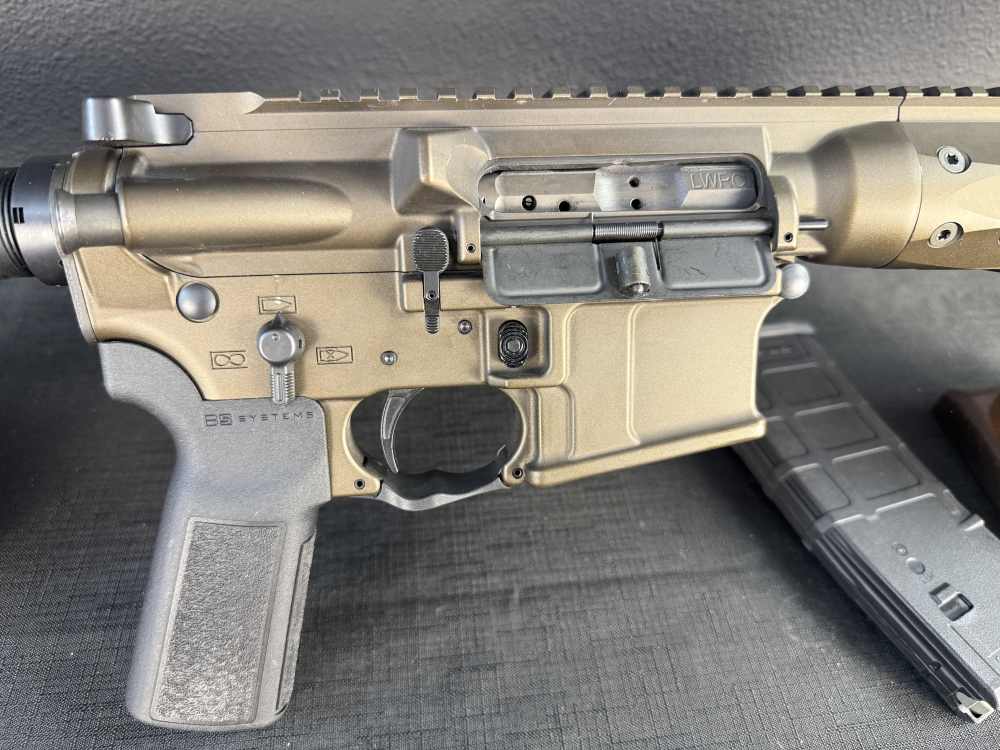 LWRC M6 IC DI 5.56 Burnt Bronze 16" Ambi  Troy Brake-img-6