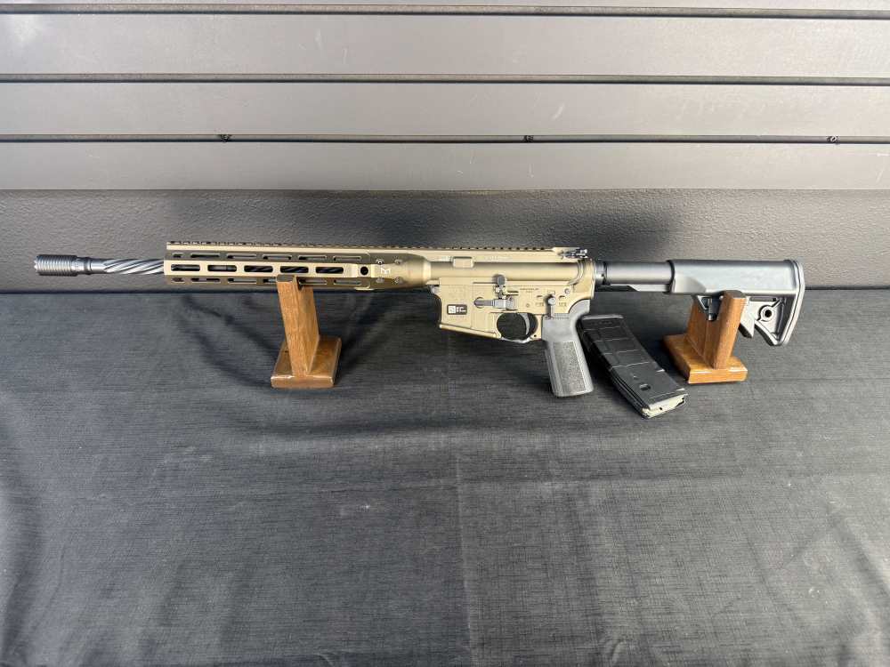 LWRC M6 IC DI 5.56 Burnt Bronze 16" Ambi  Troy Brake-img-0