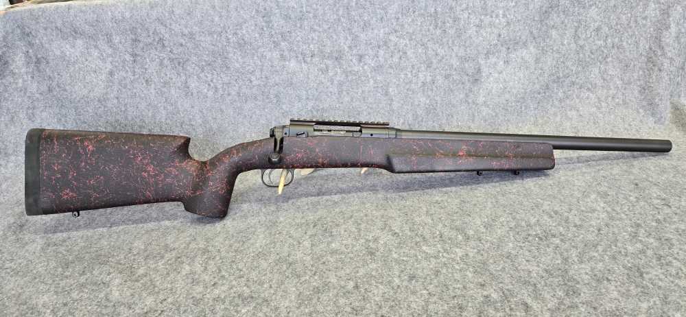 Savage Model 10 223 Rem 20" Hvy Barrel + Rail + McMillan stock Custom Rifle-img-13