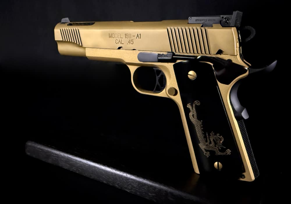 Face Off Castor Troy Springfield 1911 V12 45 ACP Movie Collector's Package-img-18