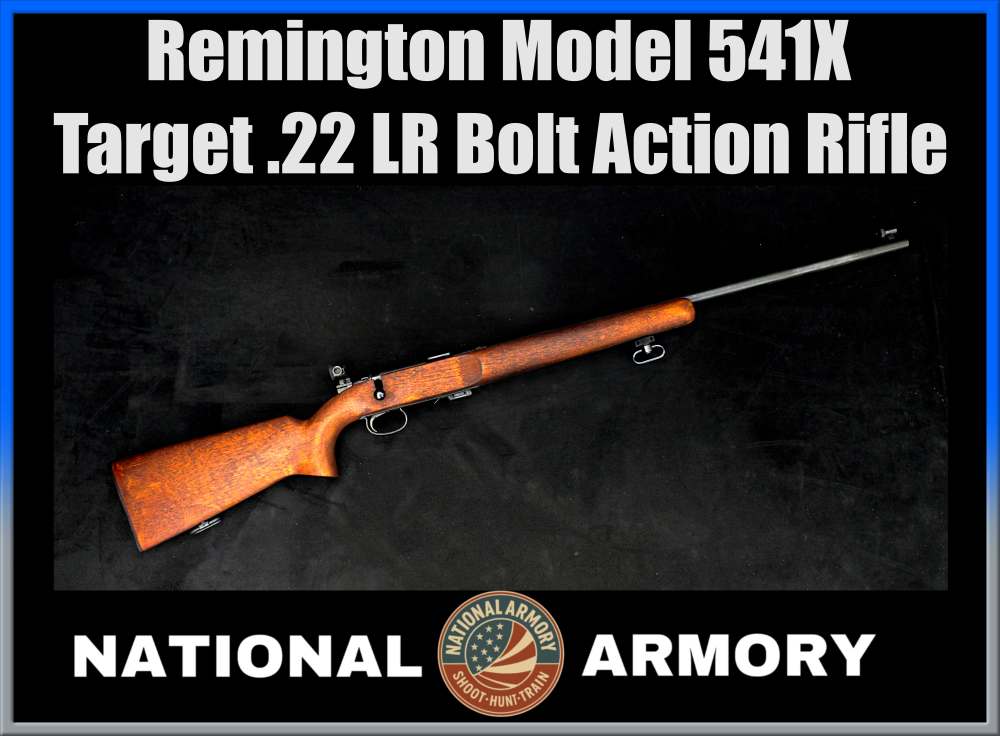 1984 Remington Model 541X Target .22 LR Williams Peep w/Matching Number Box-img-0