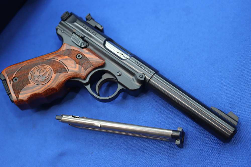 Ruger Model MARK IV TARGET Pistol 22LR 5.5" 10RD MKIV MK4 40159 Wood SA 22-img-7