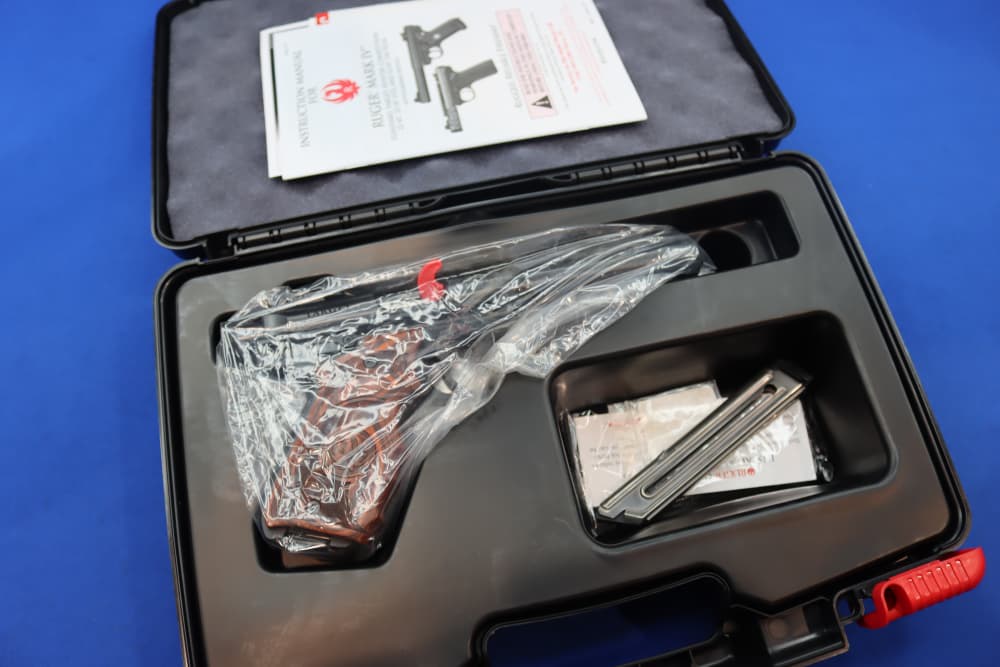 Ruger Model MARK IV TARGET Pistol 22LR 5.5" 10RD MKIV MK4 40159 Wood SA 22-img-29