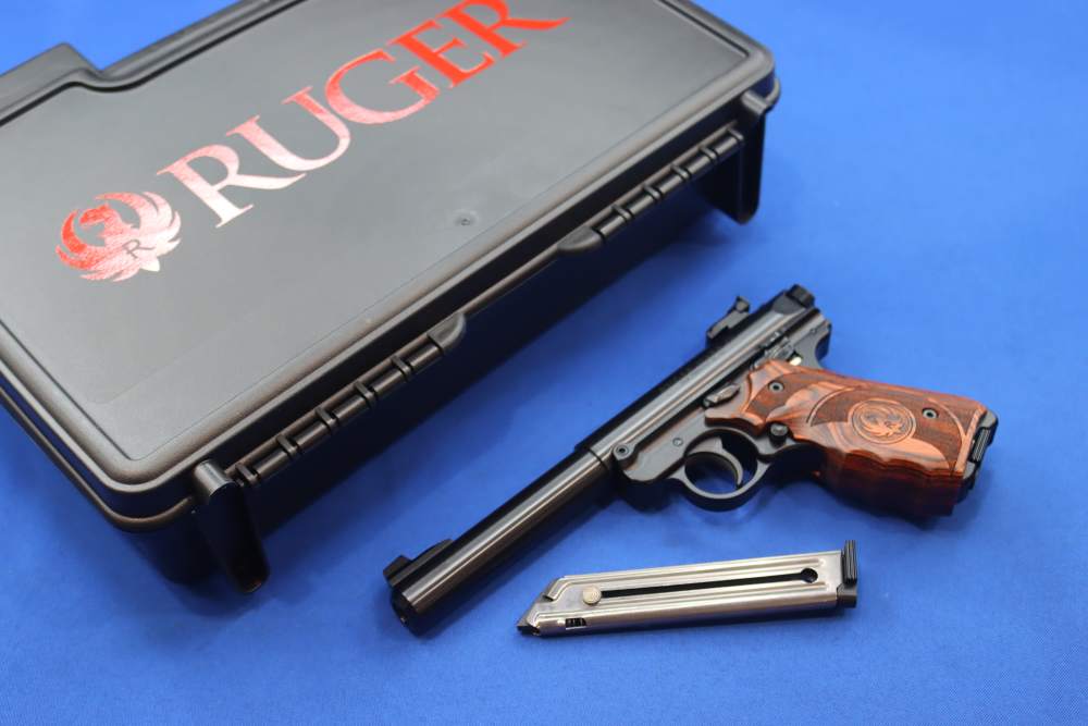 Ruger Model MARK IV TARGET Pistol 22LR 5.5" 10RD MKIV MK4 40159 Wood SA 22-img-0