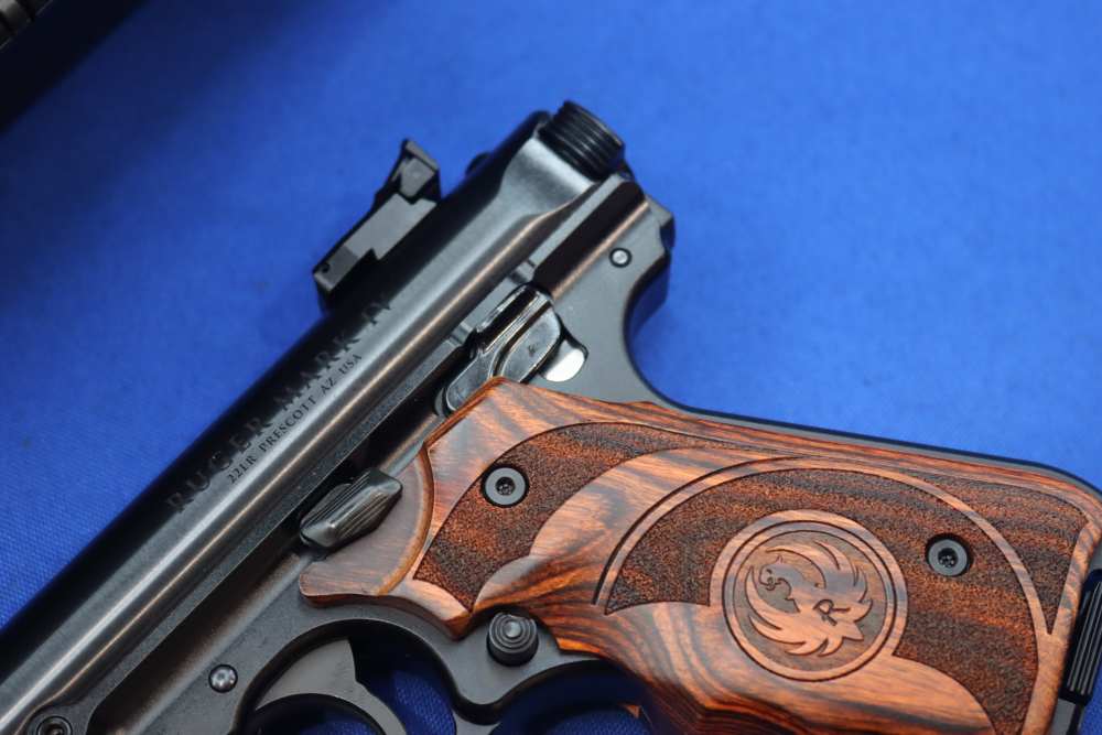 Ruger Model MARK IV TARGET Pistol 22LR 5.5" 10RD MKIV MK4 40159 Wood SA 22-img-5