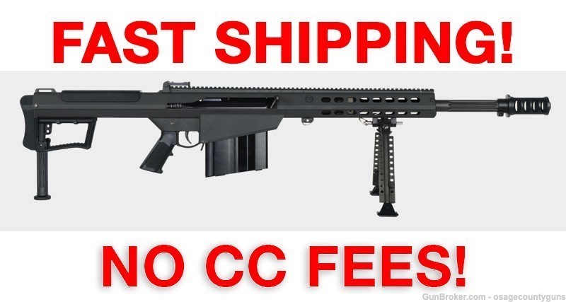 Barrett M107A1-S - 20" Fluted - 50 BMG - Black-img-0