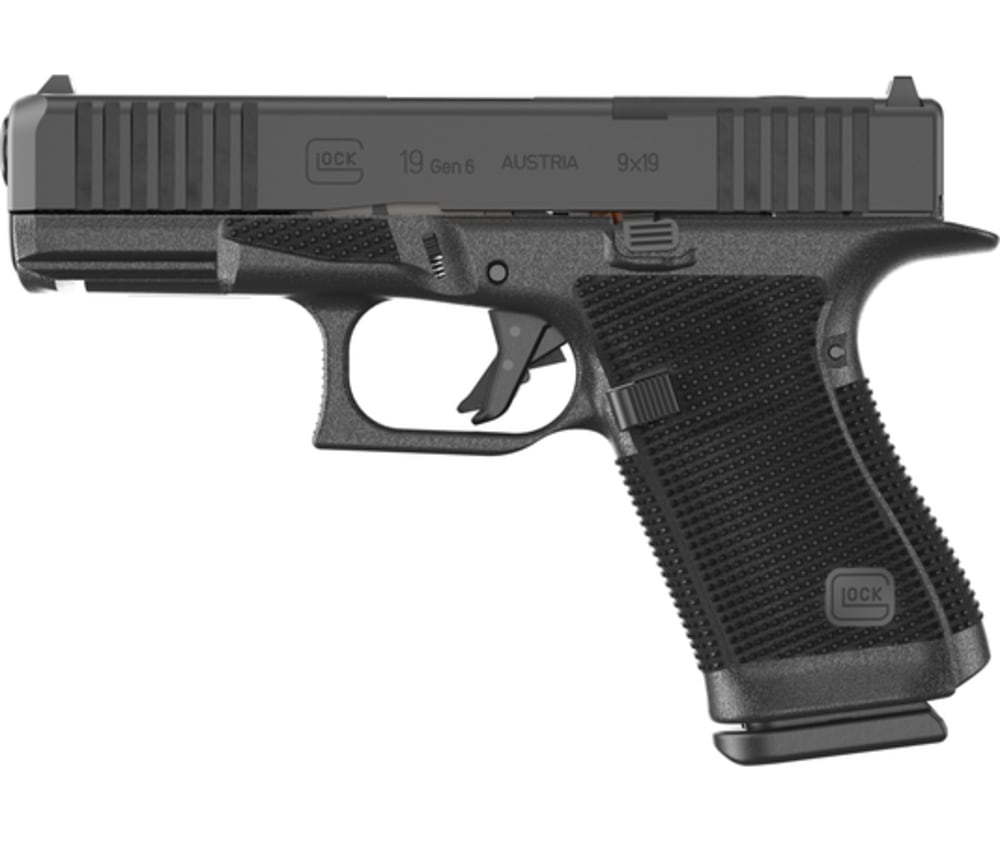 Glock 19 Gen 6 9mm Luger 10rd Mag (3) 4.02" Barrel Black Austria P61950201-img-0