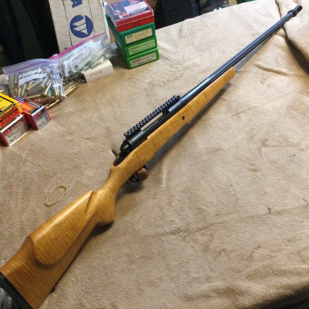 CUSTOM SAVAGE LH MODEL 110 RIFLE in .25-06 AI Cal. W/ACCESSORIES-img-1