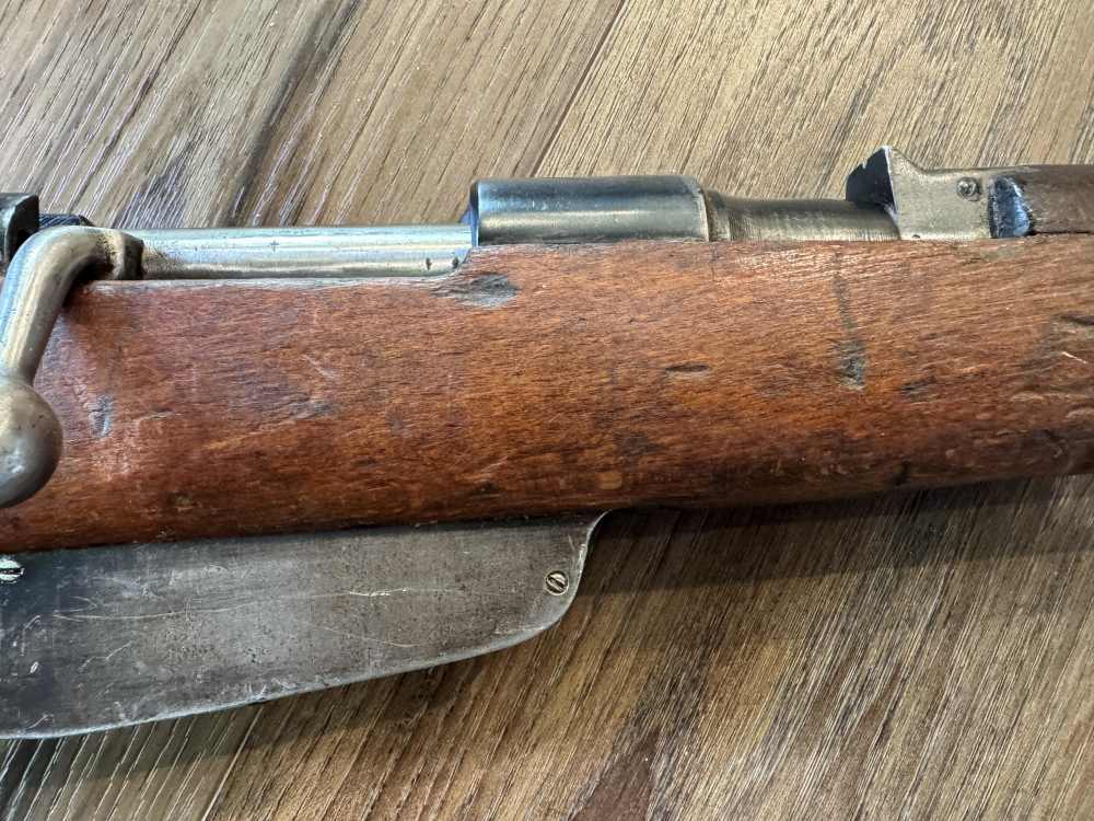 Carcano M38 Cavalry Carbine Folding bayonet ww2 6.5x52mm-img-4