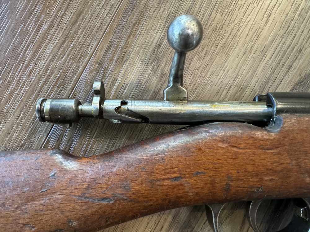 Carcano M38 Cavalry Carbine Folding bayonet ww2 6.5x52mm-img-6