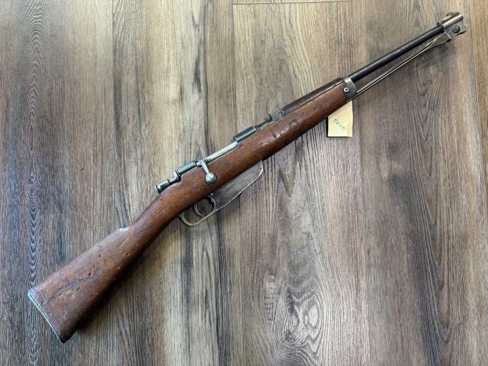 Carcano M38 Cavalry Carbine Folding bayonet ww2 6.5x52mm-img-0