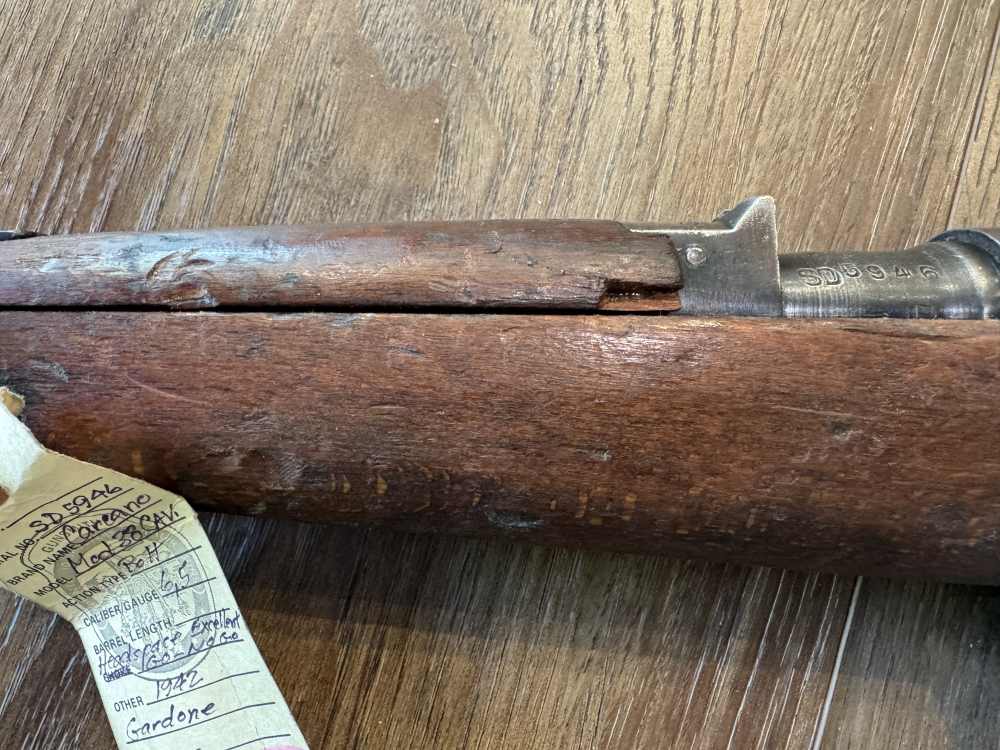 1942 Carcano Gardone M38 Cavalry Carbine Folding bayonet 6.5x52mm-img-13
