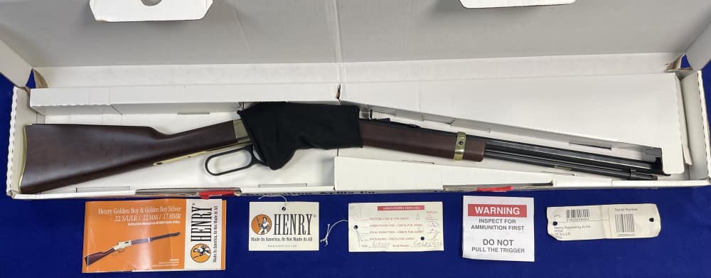 Henry Golden Boy .22 S/L/LR 20" Octagon Barrel*NO CC FEES*-img-2