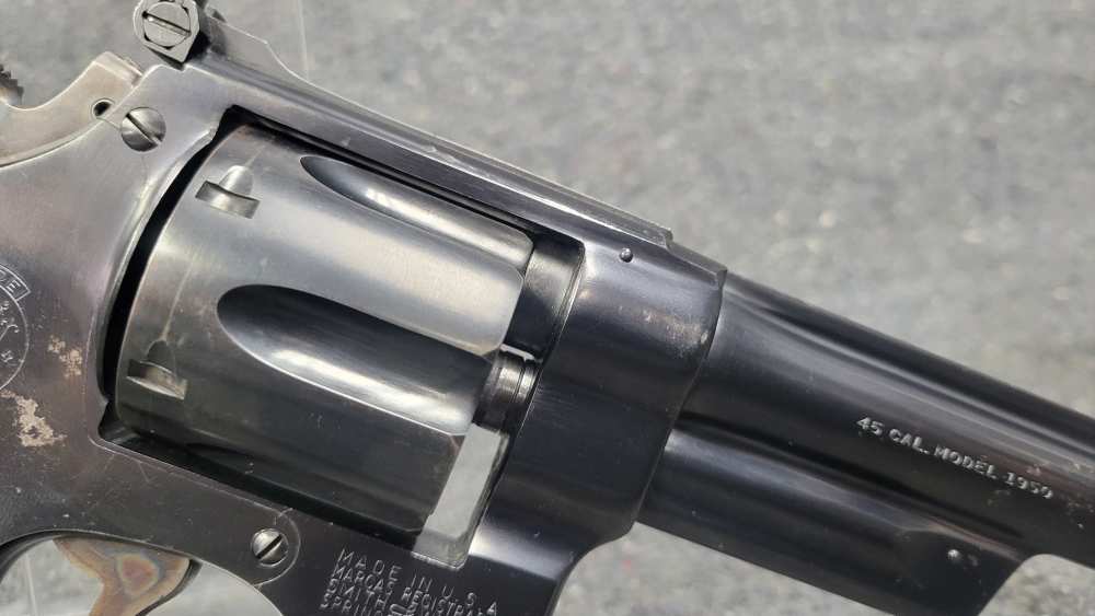 Smith and Wesson mdl. 1950 PRE-MODEL 25, Cal. .45 ACP TAKE A SHOT-img-4