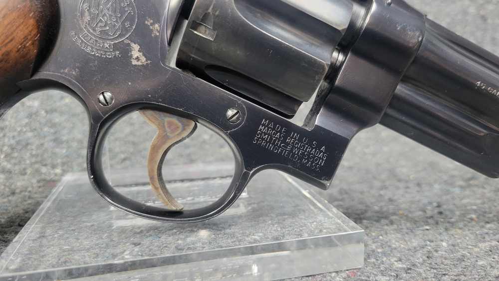 Smith and Wesson mdl. 1950 PRE-MODEL 25, Cal. .45 ACP TAKE A SHOT-img-3