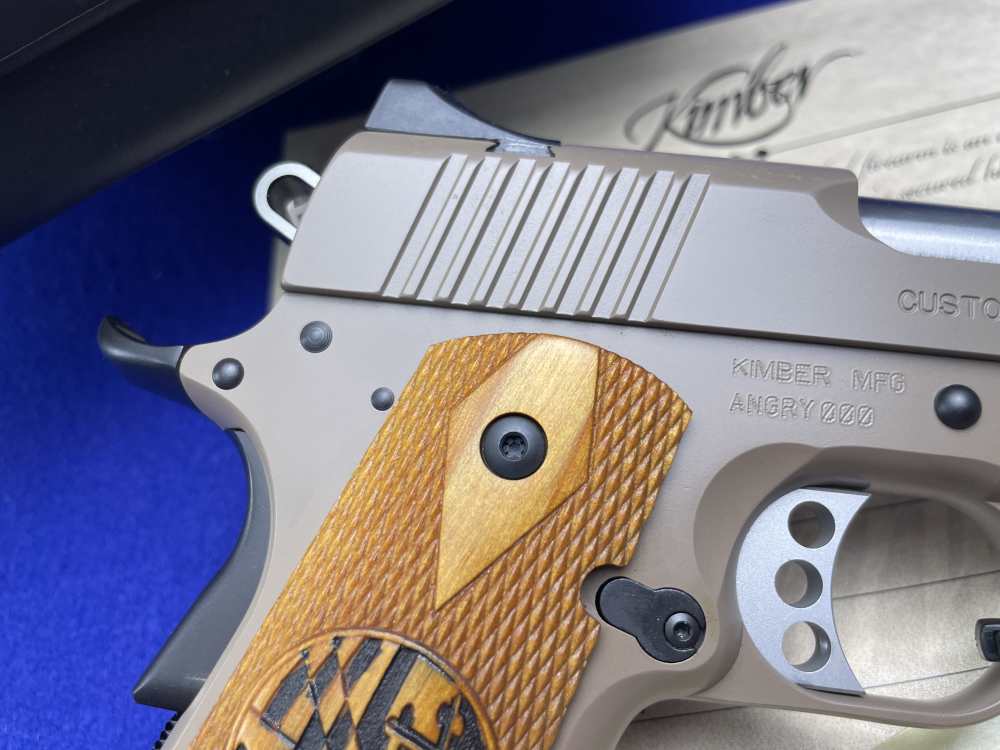 Kimber Custom II (29th ID) .45ACP FDE -FIRST SERIALIZED EXAMPLE- #ANGRY000-img-15