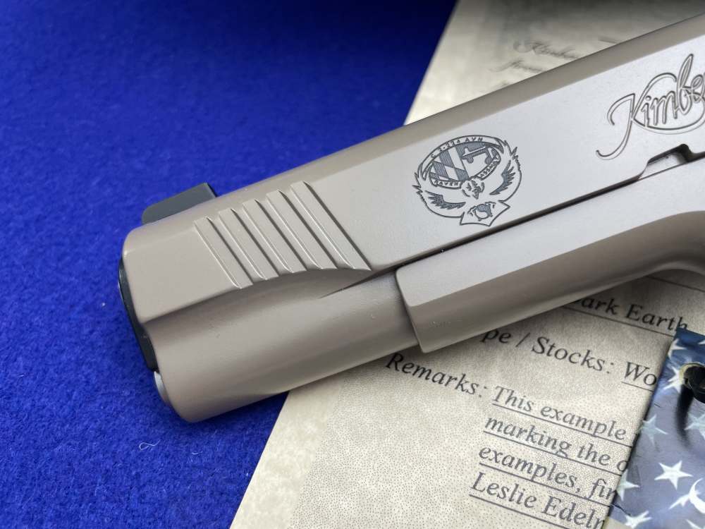 Kimber Custom II (29th ID) .45ACP FDE -FIRST SERIALIZED EXAMPLE- #ANGRY000-img-9
