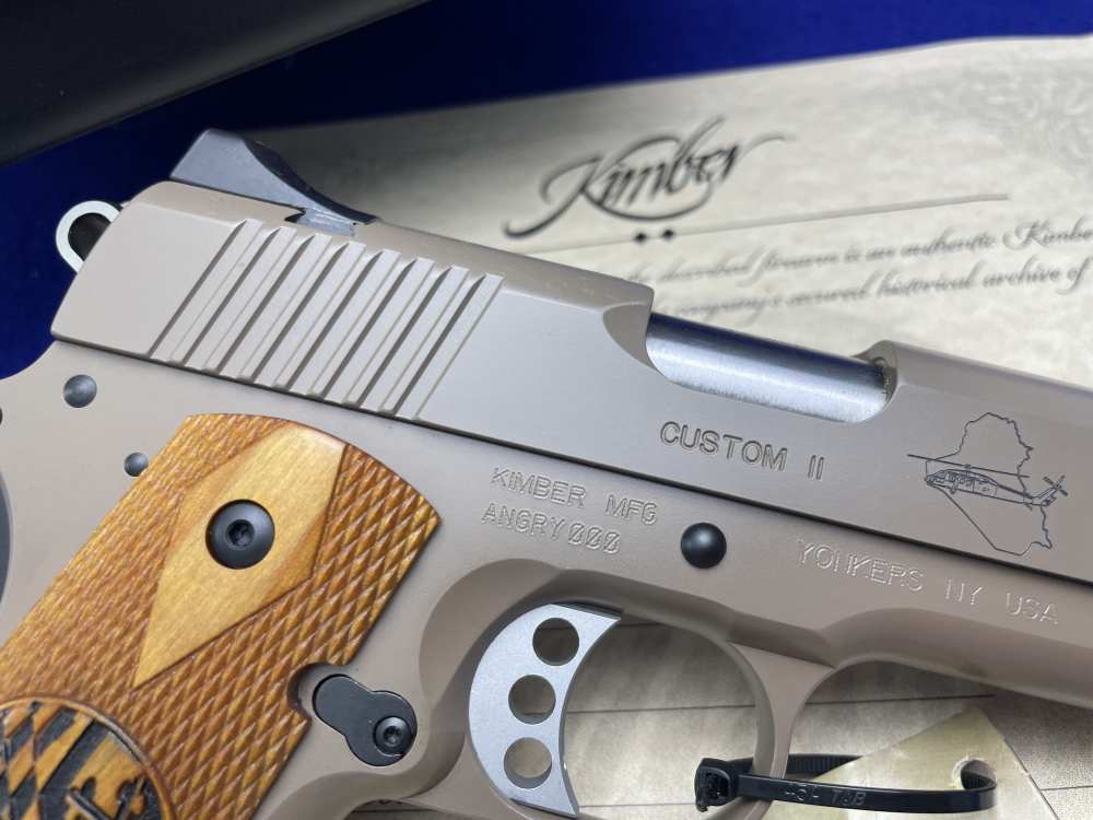 Kimber Custom II (29th ID) .45ACP FDE -FIRST SERIALIZED EXAMPLE- #ANGRY000-img-17