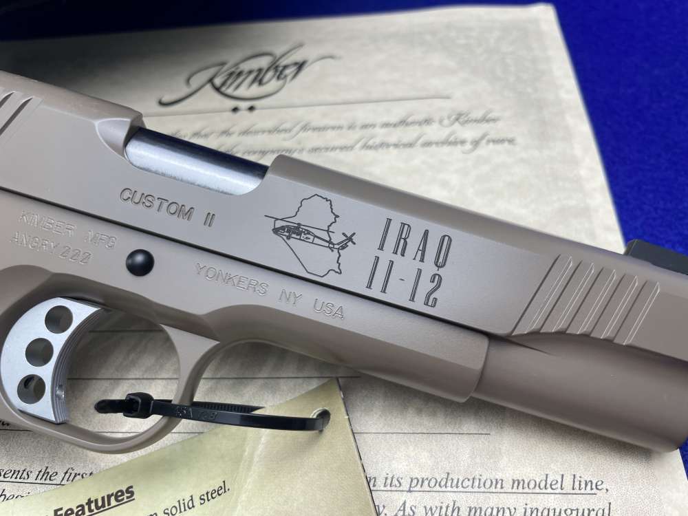 Kimber Custom II (29th ID) .45ACP FDE -FIRST SERIALIZED EXAMPLE- #ANGRY000-img-18