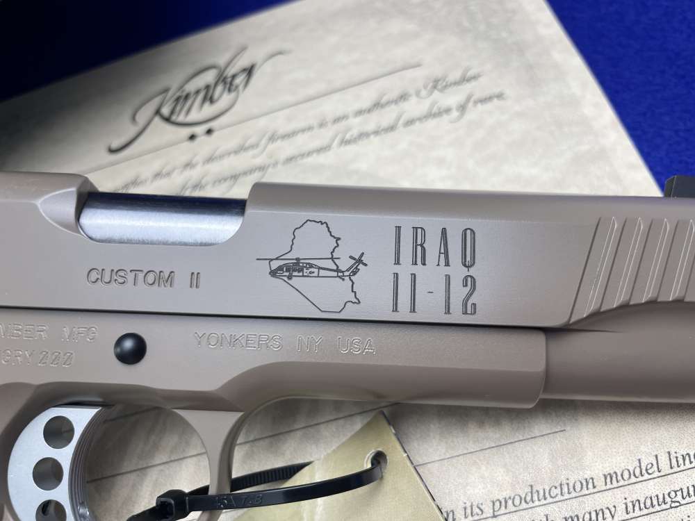 Kimber Custom II (29th ID) .45ACP FDE -FIRST SERIALIZED EXAMPLE- #ANGRY000-img-22