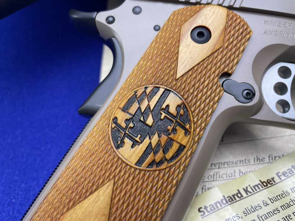 Kimber Custom II (29th ID) .45ACP FDE -FIRST SERIALIZED EXAMPLE- #ANGRY000-img-14