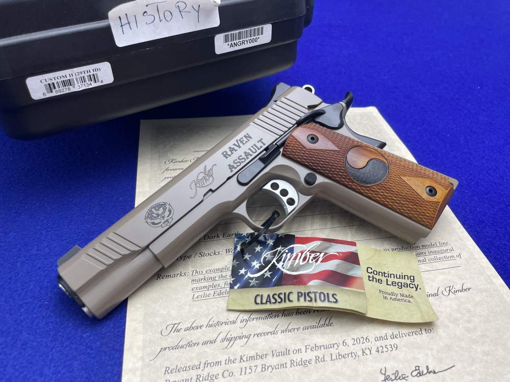 Kimber Custom II (29th ID) .45ACP FDE -FIRST SERIALIZED EXAMPLE- #ANGRY000-img-45