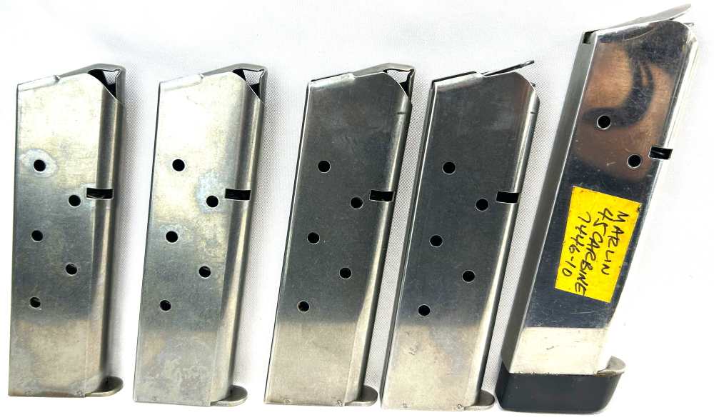 Original Marlin Camp 45 Carbine Stainless Steel Magazine - USED-img-0