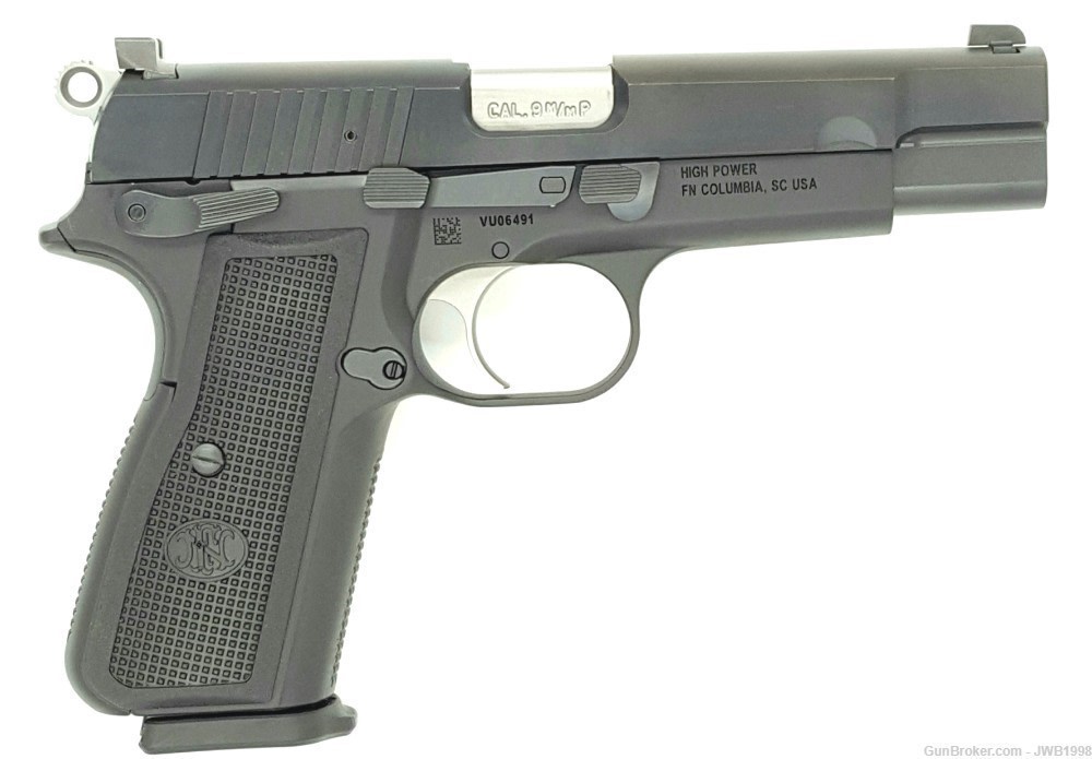 FN High Power 9mm Cal Pistol 66-100256 Hi-Power 4.7" Barrel-img-0