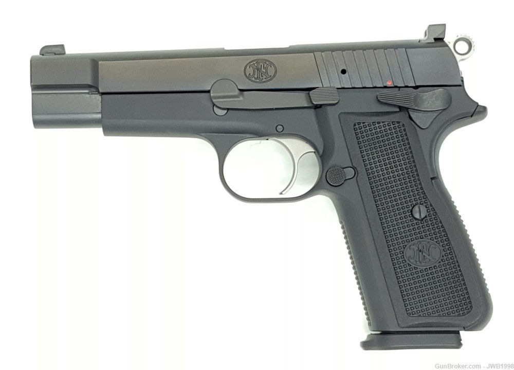 FN High Power 9mm Cal Pistol 66-100256 Hi-Power 4.7" Barrel-img-1