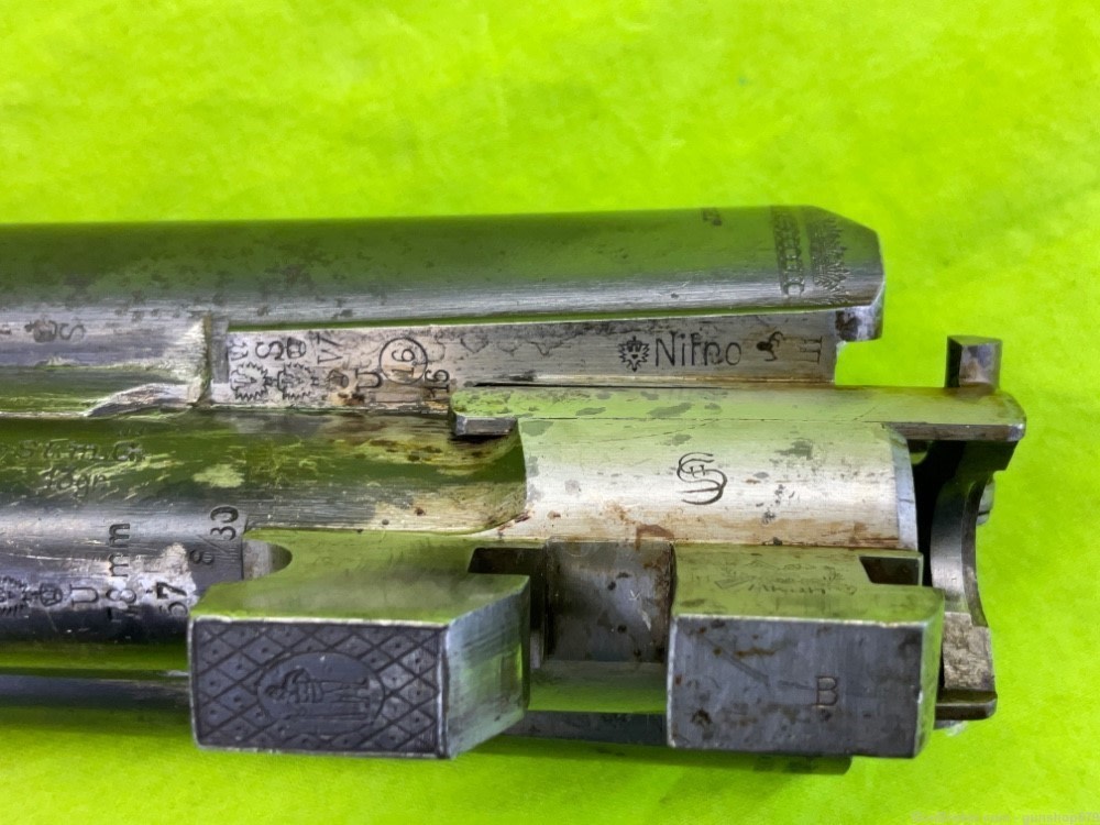 JP Sauer Combination Rifle Shotgun 8x57 JR .318 16x16 Cripple Stock Pre War-img-39