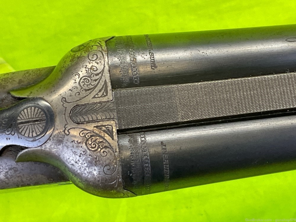 JP Sauer Combination Rifle Shotgun 8x57 JR .318 16x16 Cripple Stock Pre War-img-10