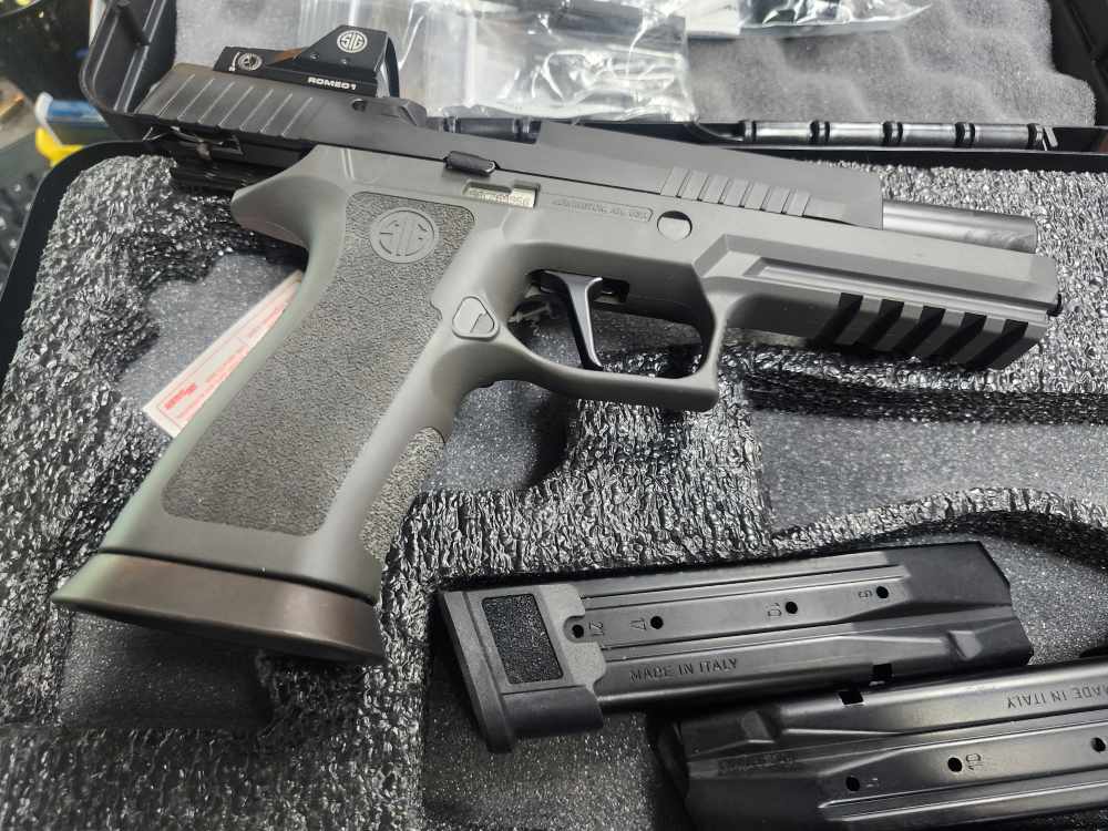 Sig Sauer xfive X Five p320 upgraded w/ Romeo 1 Upgraded frame & Trigger-img-9