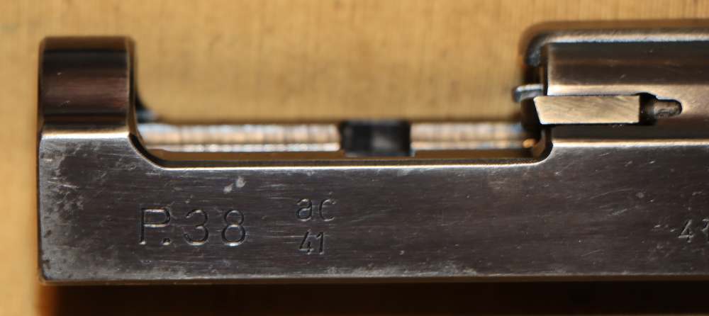 WWII German Walther ac41 P.38, Second Variation, c. Aug 1941-img-45