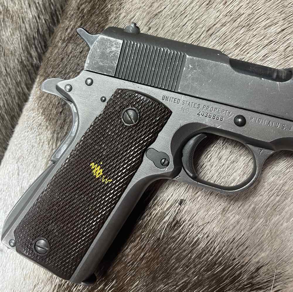 Ithaca/Remington 1911 A1 45 ACP US Property 5" C&R WWII-img-12