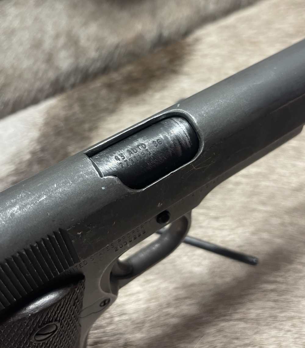 Ithaca/Remington 1911 A1 45 ACP US Property 5" C&R WWII-img-10