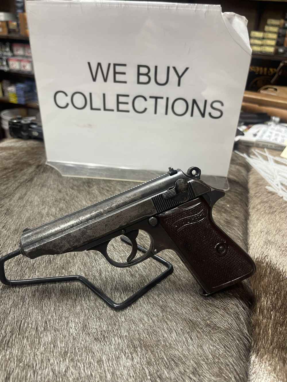 Walther PP WaA359 German Army Issued 32 ACP 1943 WWII Matching C&R-img-0