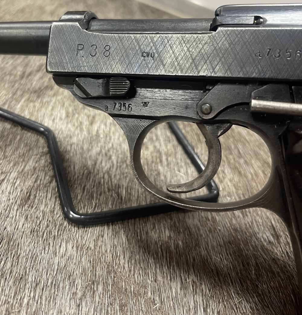 MATCHING LATE-WAR CVQ SPREEWORK P38 KY BRING BACK WWII C&R -img-3