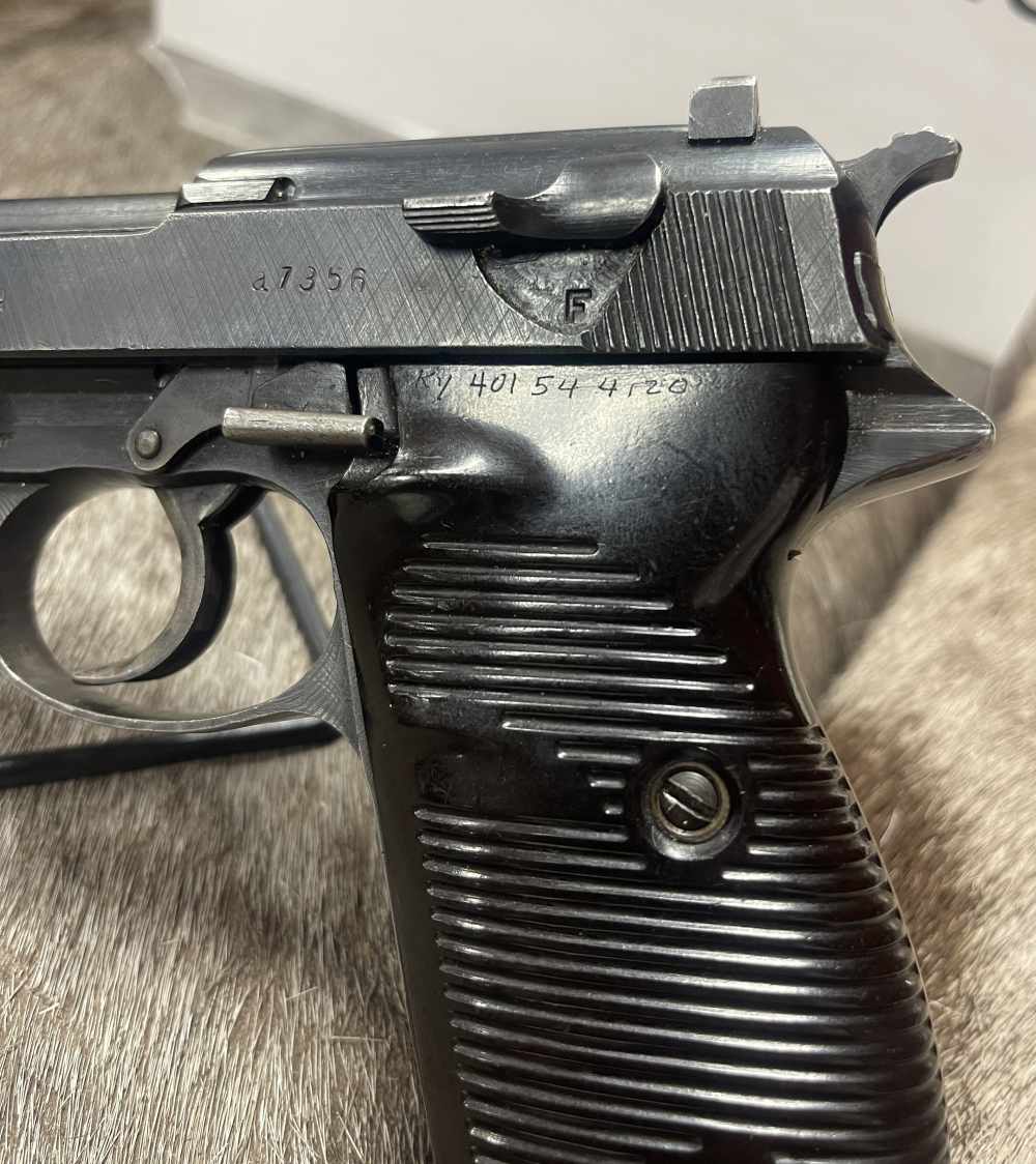 MATCHING LATE-WAR CVQ SPREEWORK P38 KY BRING BACK WWII C&R -img-1