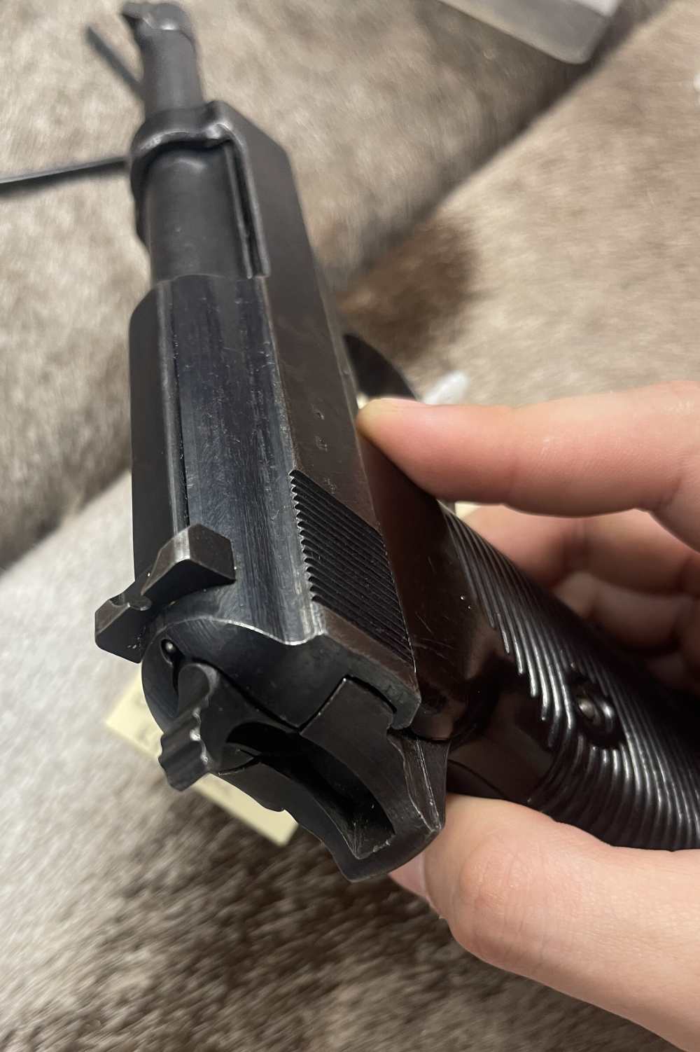 MATCHING LATE-WAR CVQ SPREEWORK P38 KY BRING BACK WWII C&R -img-18